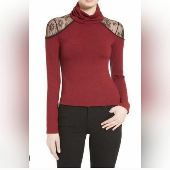 Alice + Olivia Krystalle Turtleneck Sweater Size Medium - Picture 5 of 11